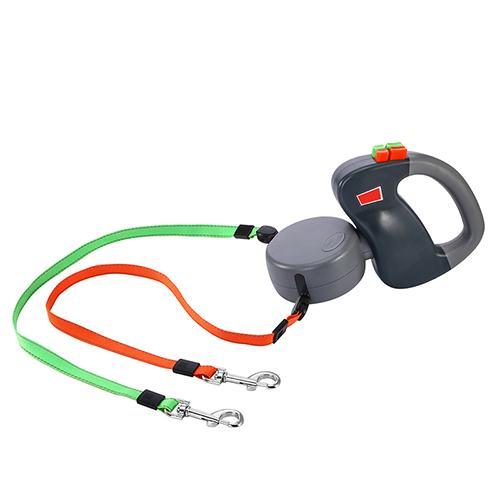 Retractable Dual  Dog  Leash