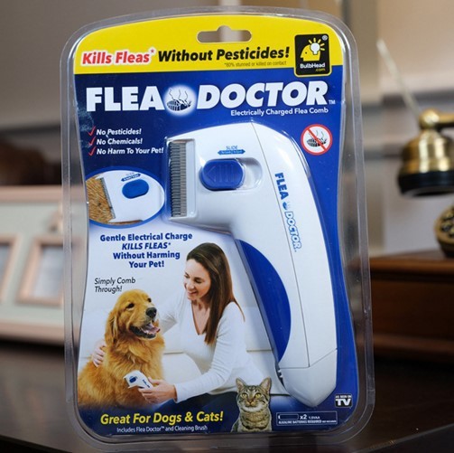 Flea Tick Killer Pet Comb (light electric shock)