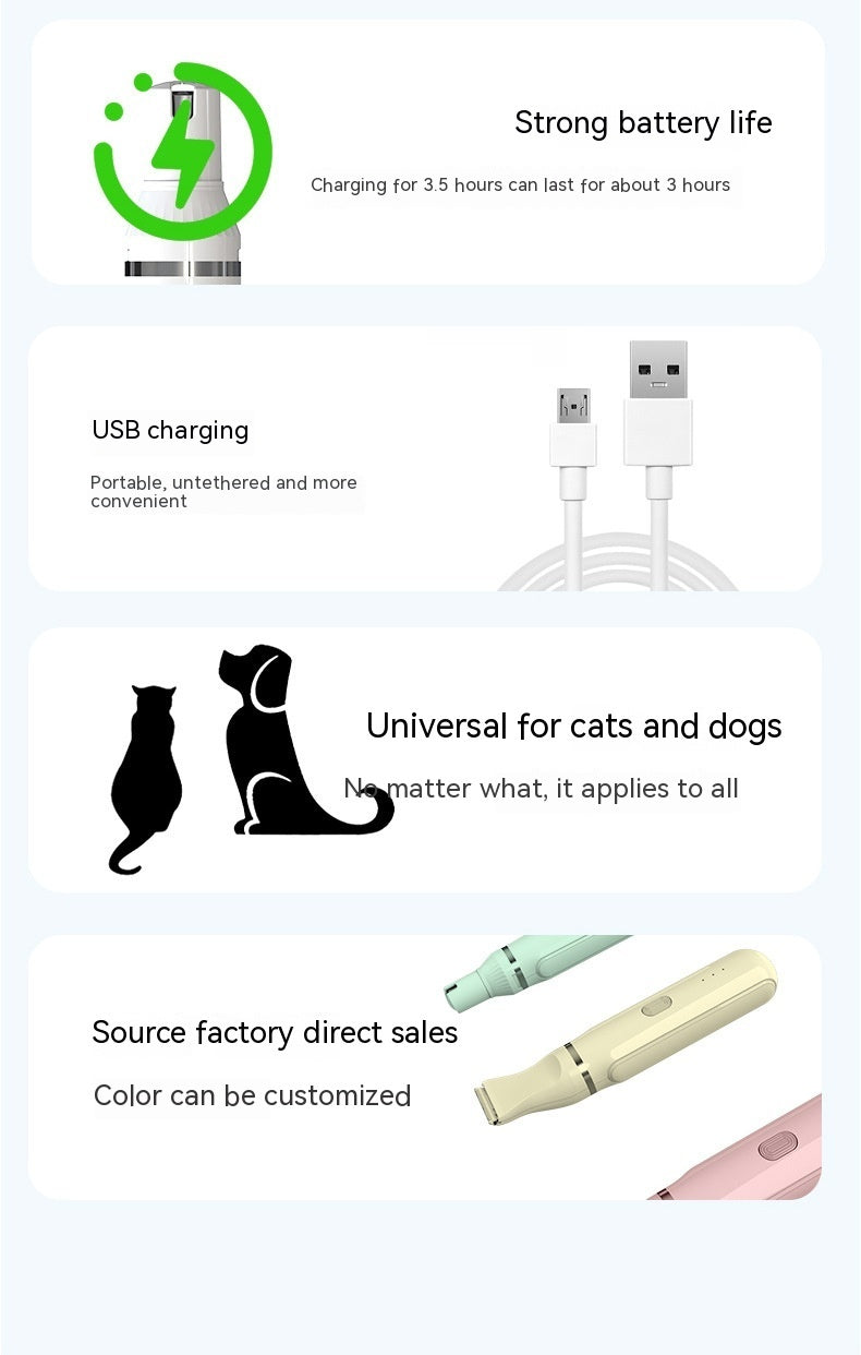 Pet Shaver 4 In 1 Suite Electric