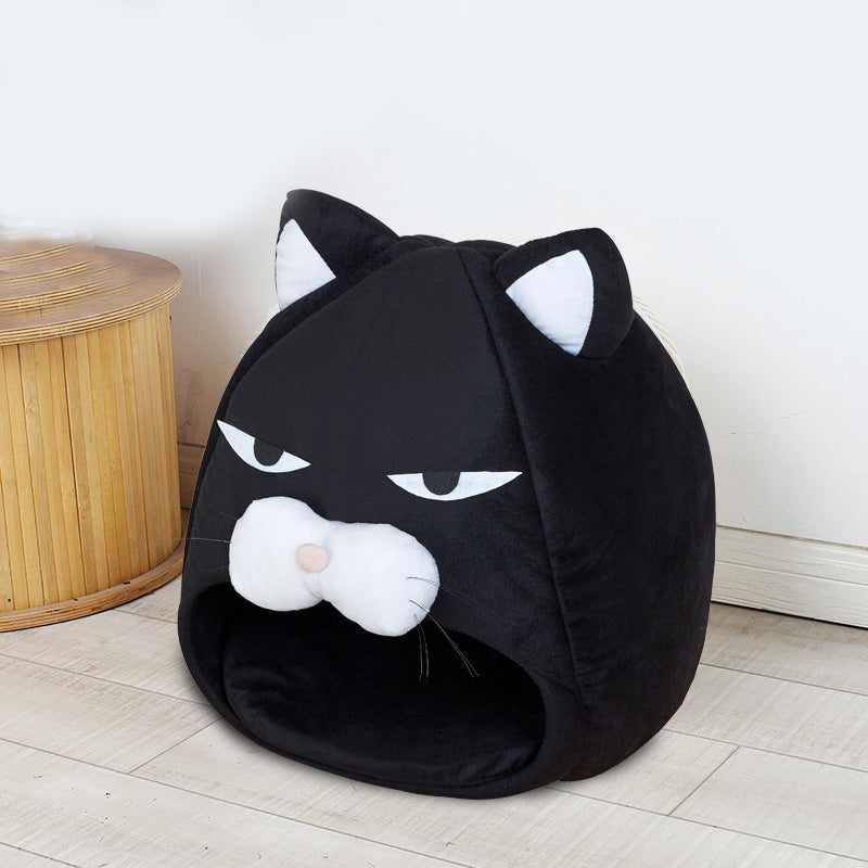 Cat House Bed Cat Litter Mat Sleeping Nest