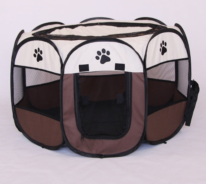 Folding Octagonal Cat And Dog Kennel