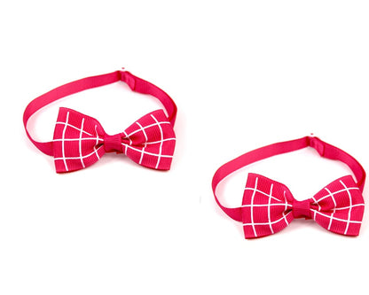 Plaid Tie Cat Dog