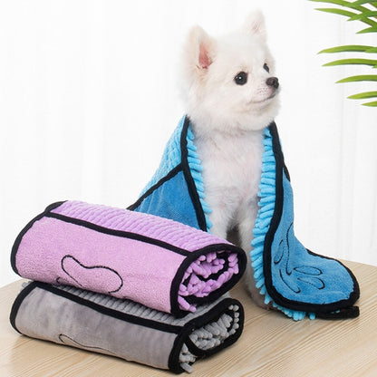 Dogs Cats Super Absorbent  MicrofiberBathrobe