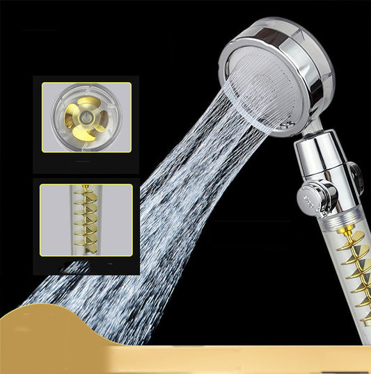 Supercharged Shower Head Twin-turbo