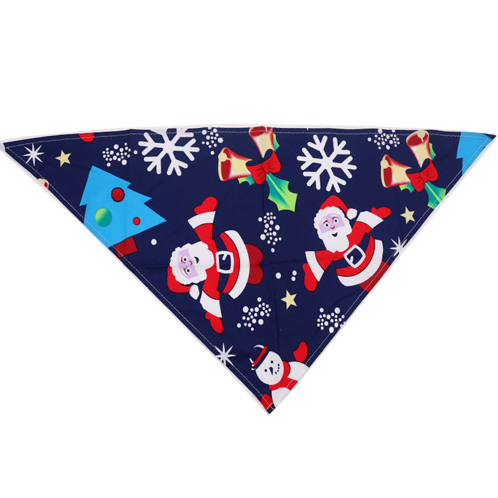Pet Christmas Triangular Bandanna