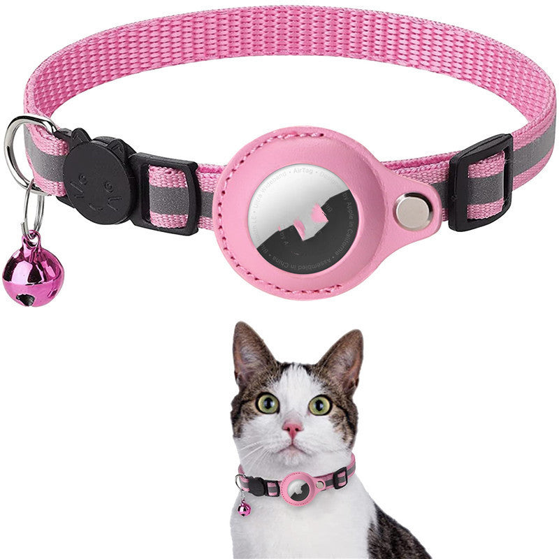 Reflective  Waterproof  Collar For Airtag Cat/Small Dog