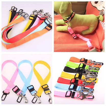 Fixed Strap Polyester Dog Seat Belt Restraint