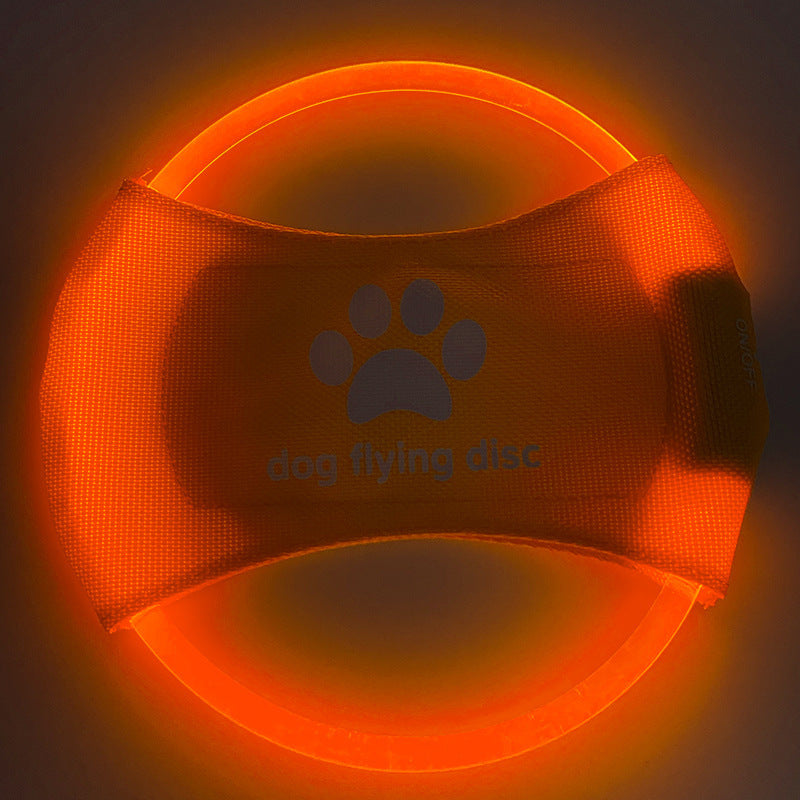 Flying Discs Dog Toy. LED