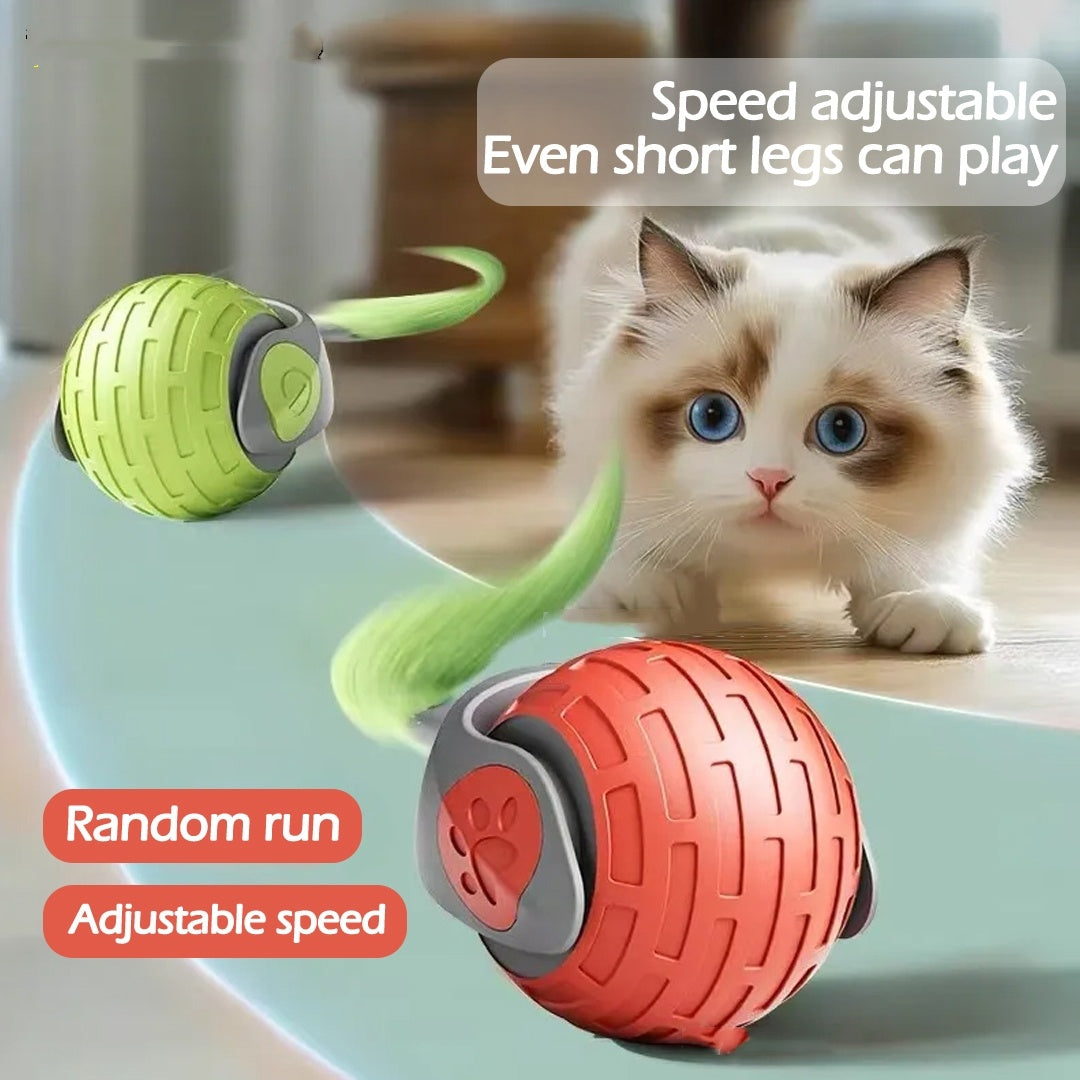 New Interactive Cat Toys Ball Auto Electric Rolling Ball USB
