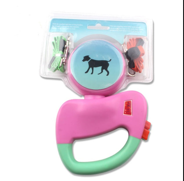 Retractable Dual  Dog  Leash