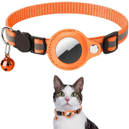 Reflective  Waterproof  Collar For Airtag Cat/Small Dog