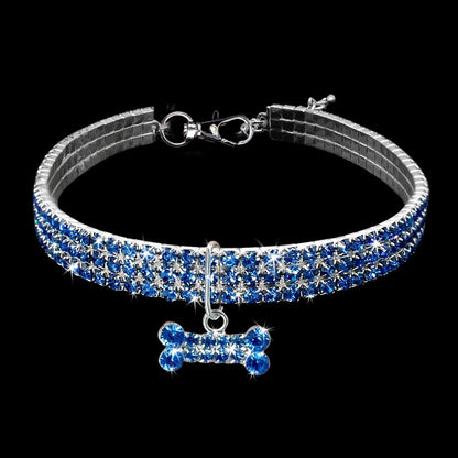Bling Rhinestone Dog Collar