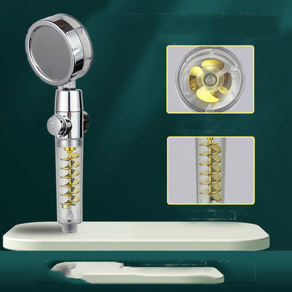 Supercharged Shower Head Twin-turbo