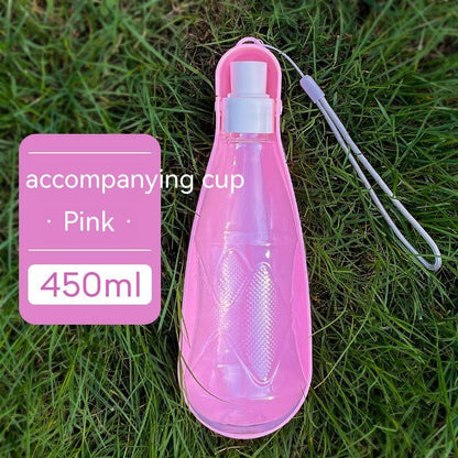 Pet Water Cup Portable Folding Dog Water Bottle 550ml