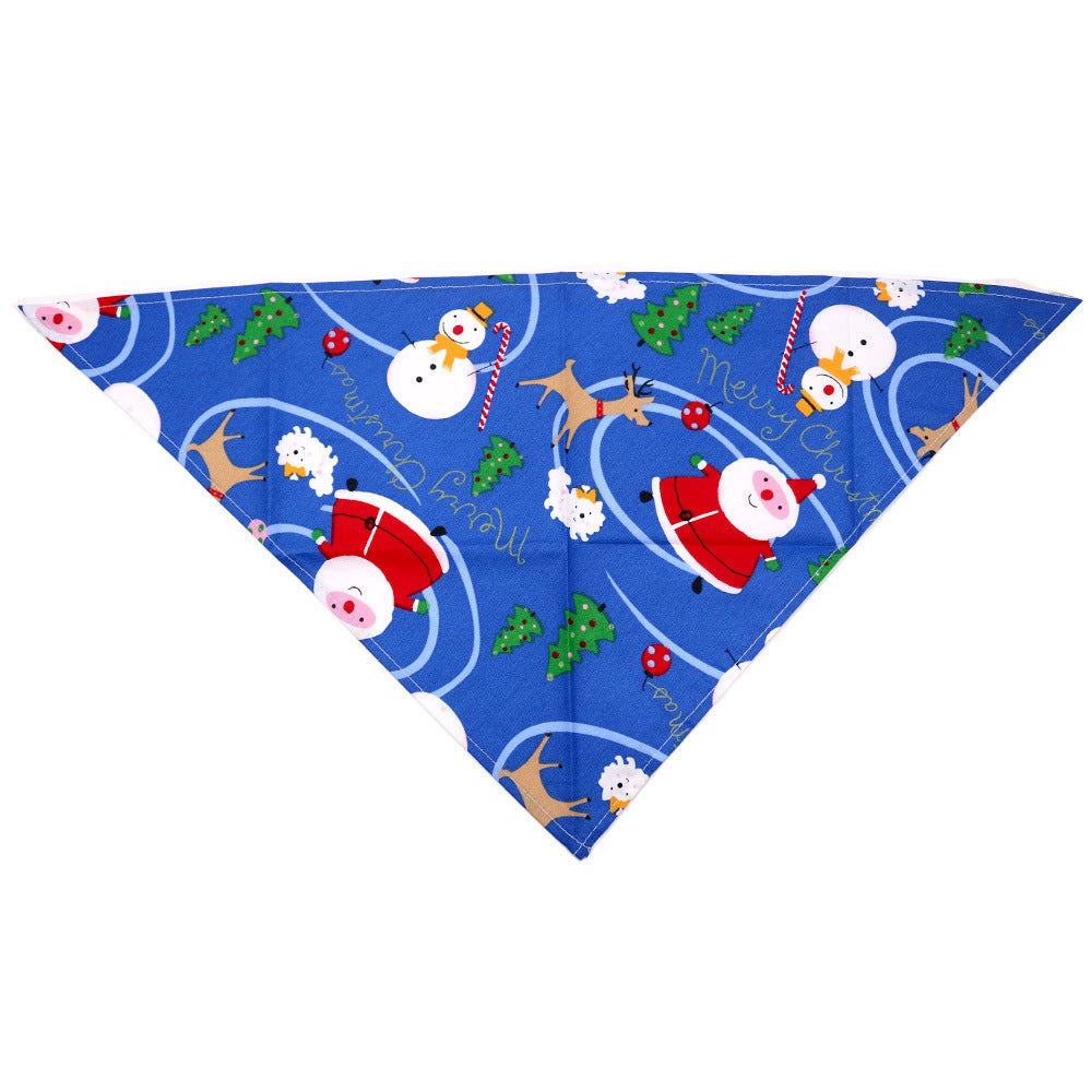Pet Christmas Triangular Bandanna