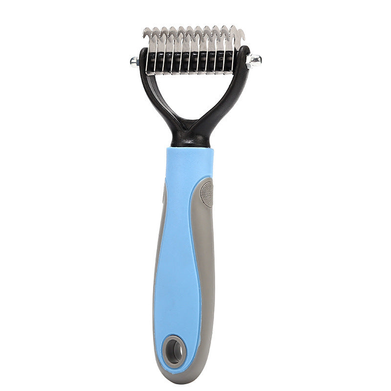 Stainless Double-sided Pet Brush Hair Removal Comb  Dematting