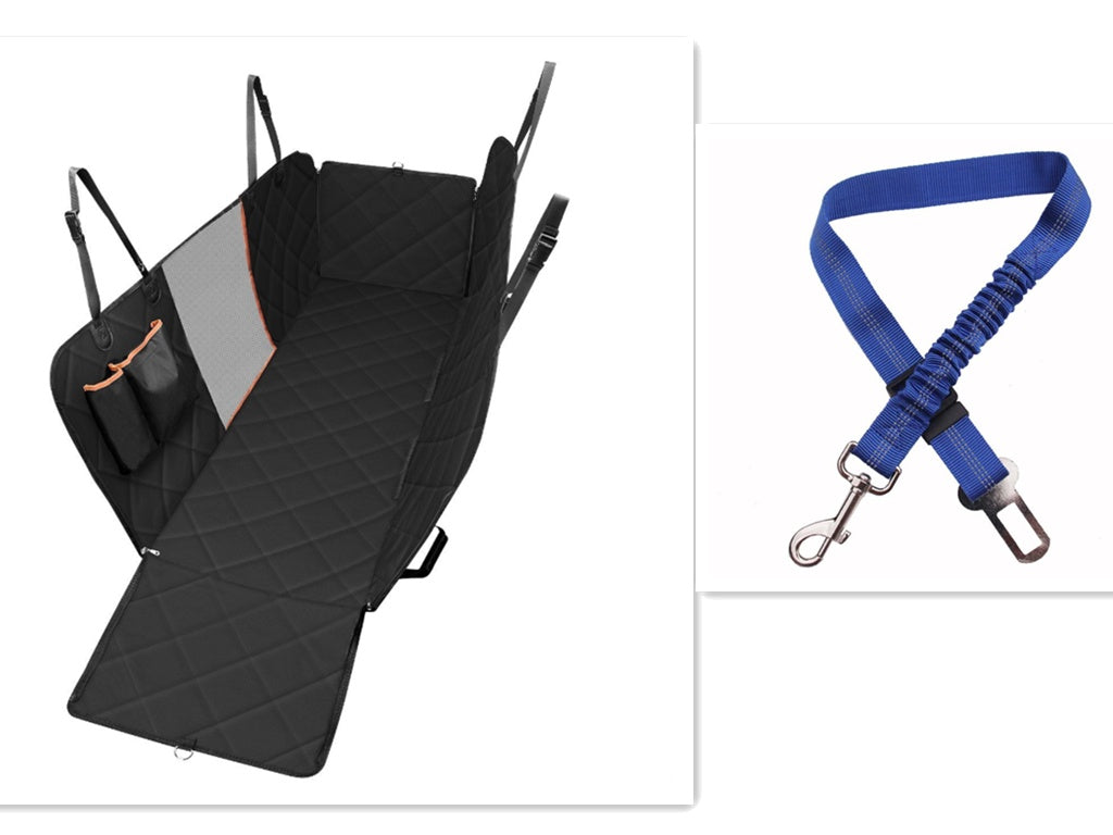 Pet Carrier Hammock Seat Protector With Zipper And Pocket