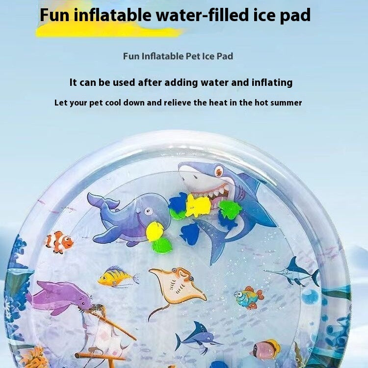 Summer Cooling Pet Water Bed Cushion / Sleeping Square Mat