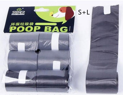 Foldable Pooper Scooper With 1 Roll Decomposable bags