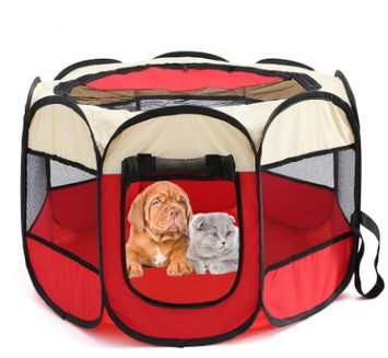 Folding Octagonal Cat And Dog Kennel