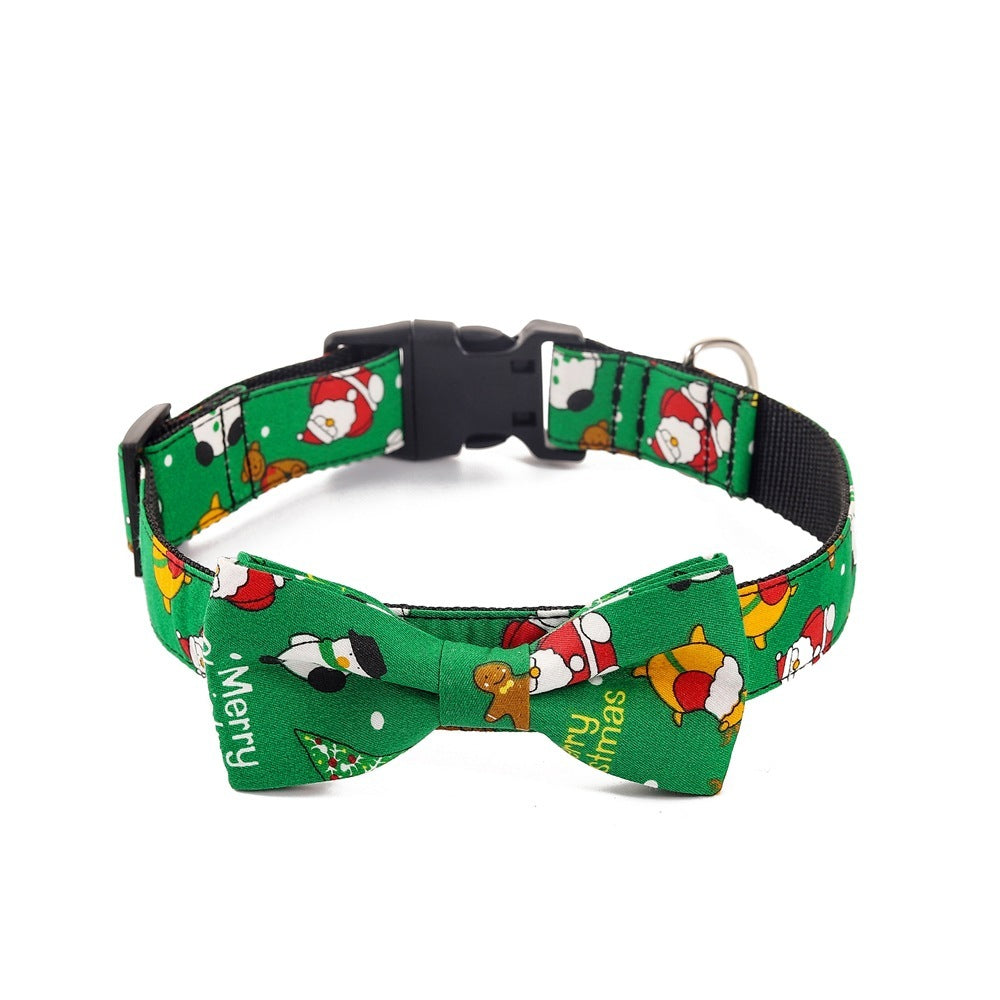 Printed Christmas Dog Collar Pet Supplies