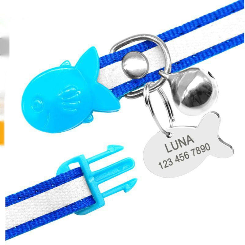 Collar Reflective Bell Adjustable Safety Buckle