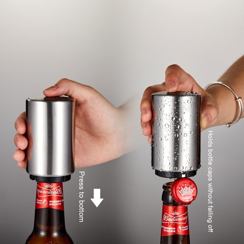 Stainless Steel Multi-function Beer Bottle Opener