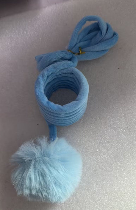 Cat Toy Self-Hi Sucker Spring Rabbit Hair Ball Interactive