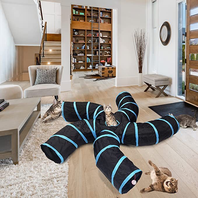 Tree Pattern Tunnel  Pets Toys