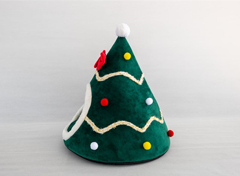 Christmas hat pet nest/Bed
