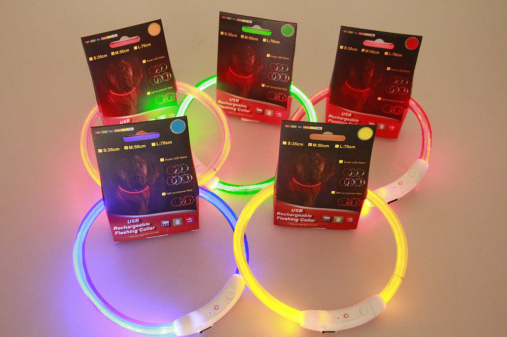 Flashing Collar USB Rechargeable