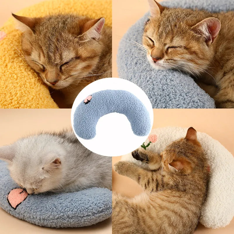 Pets Pillow Kitten Headrest Dog Sleeping Pillow
