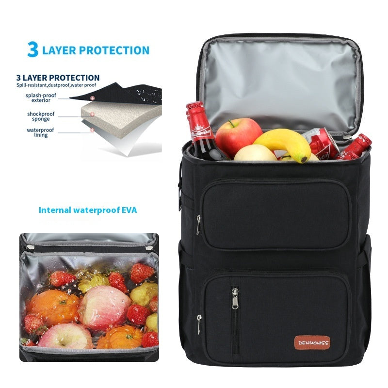 New Double-layer Thermal  Backpack