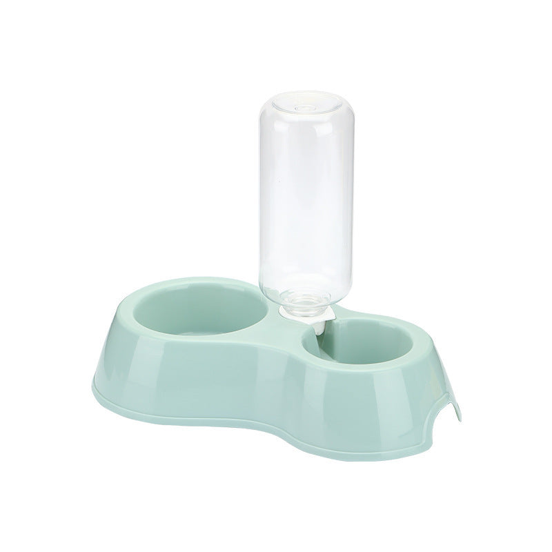 Pets Automatic Eating/Drinking Water Double Bowl