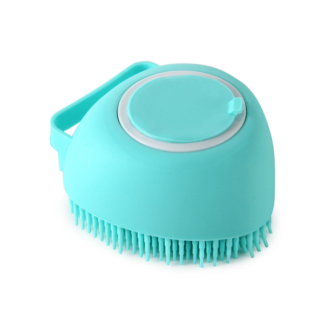Silicone Dog Bath Massage Shampoo Cleaning Brush
