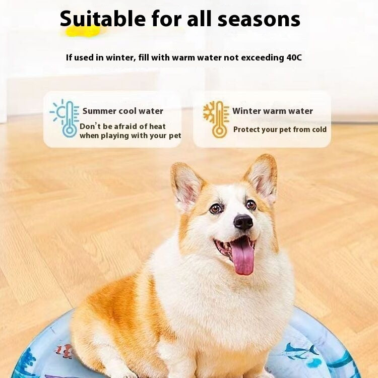 Summer Cooling Pet Water Bed Cushion / Sleeping Square Mat
