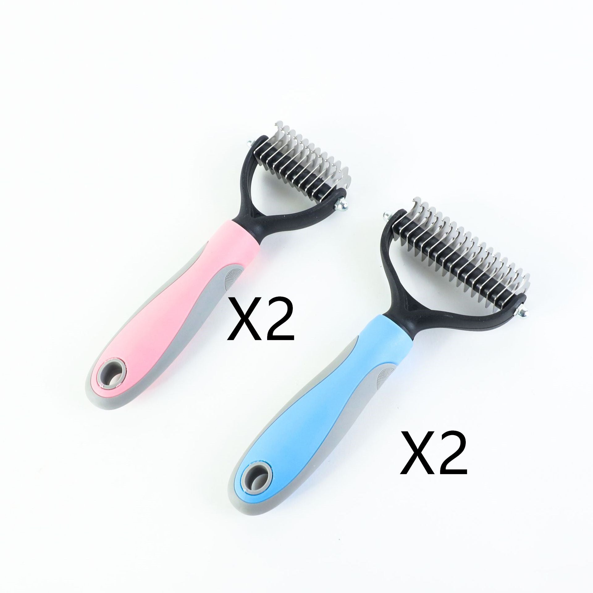 Stainless Double-sided Pet Brush Hair Removal Comb  Dematting