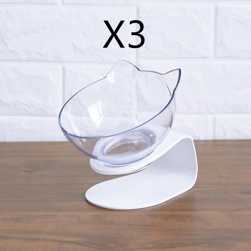 Non Slip Double Dog/Cat Bowl With Raised Stand
