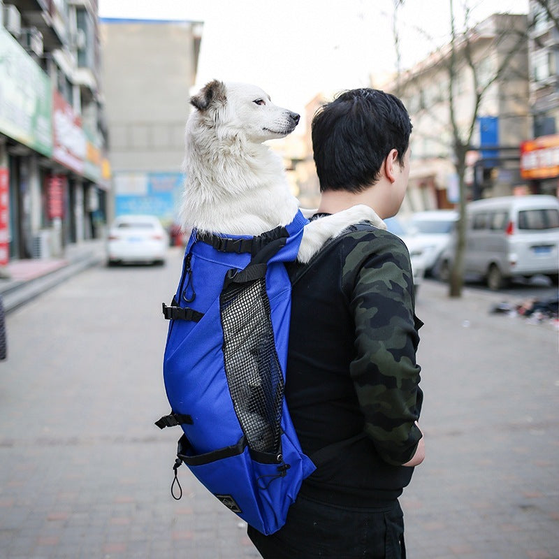 Backpack Double Shoulder Portable Travel Backpack Dog Carrier