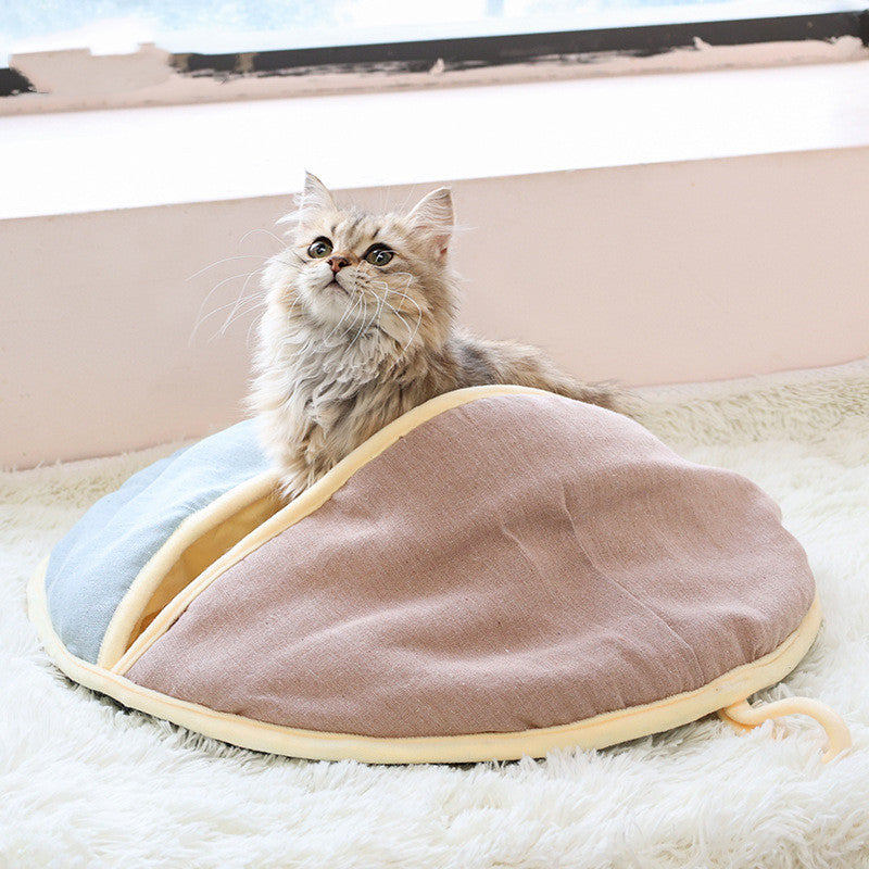 Semi Enclosed Pet Nest For Cat Small Dog