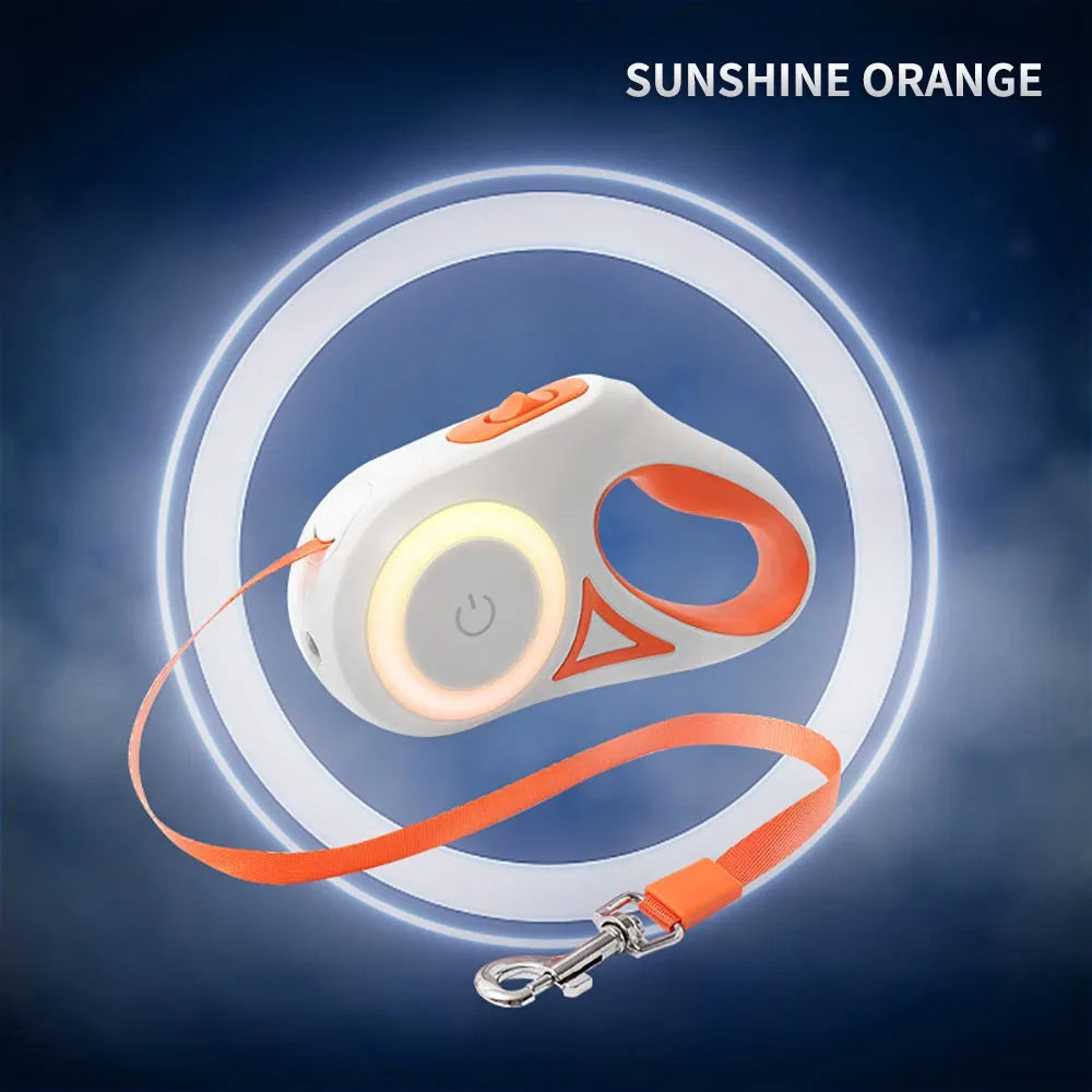 3 And 5M Dog Leash Light Retractable Pet Leads