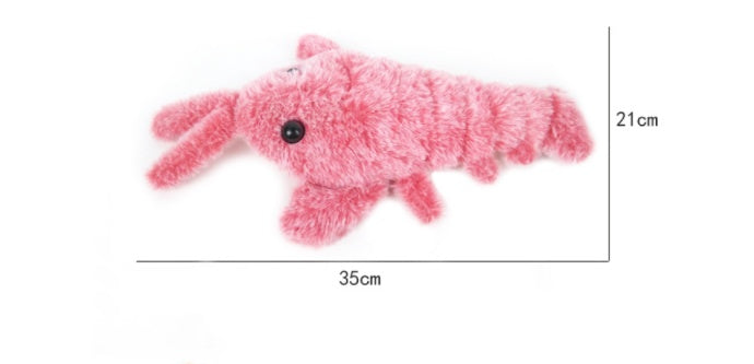 Pet Toys Electric Jumping USB Lobster