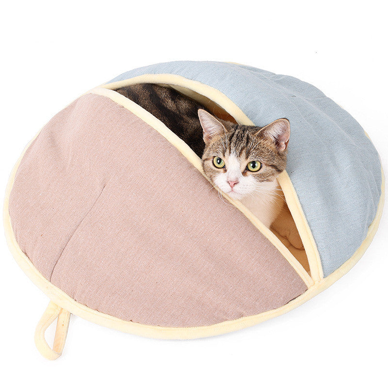 Semi Enclosed Pet Nest For Cat Small Dog