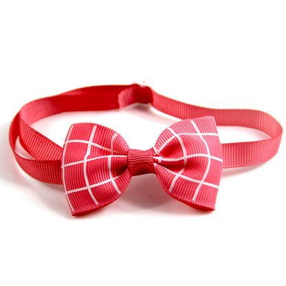 Plaid Tie Cat Dog