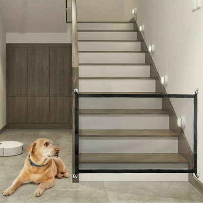 Dog Cat Baby Safety Gate Mesh Fence