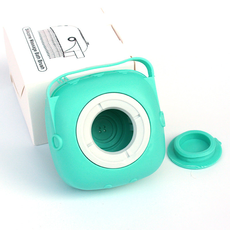 Silicone Dog Bath Massage Shampoo Cleaning Brush