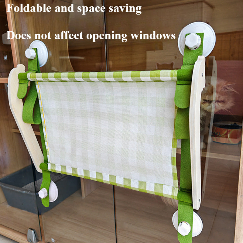 Durable Wooden Cats Hammock