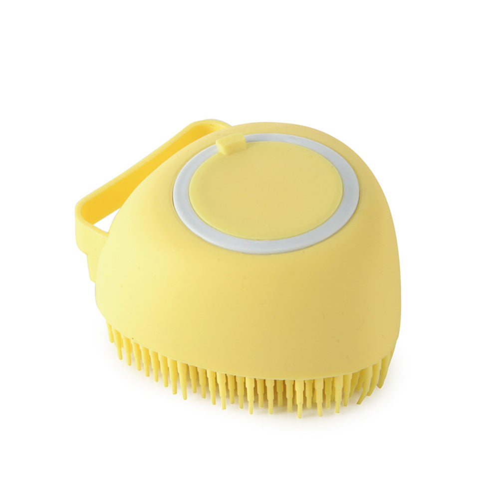 Silicone Dog Bath Massage Shampoo Cleaning Brush
