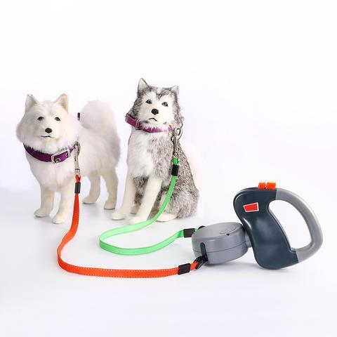 Retractable Dual  Dog  Leash