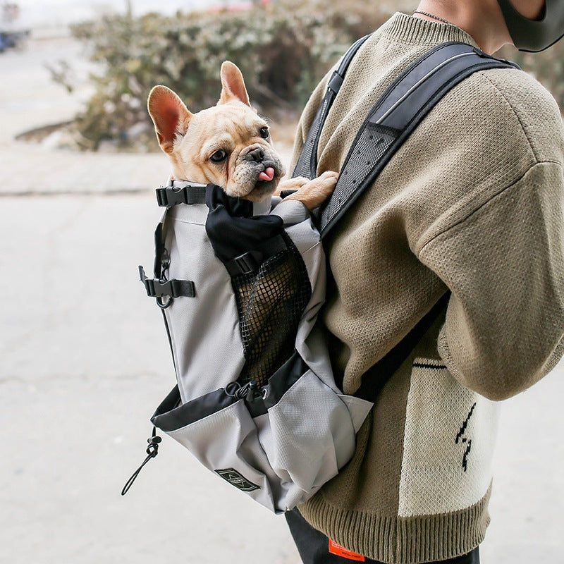 Backpack Double Shoulder Portable Travel Backpack Dog Carrier